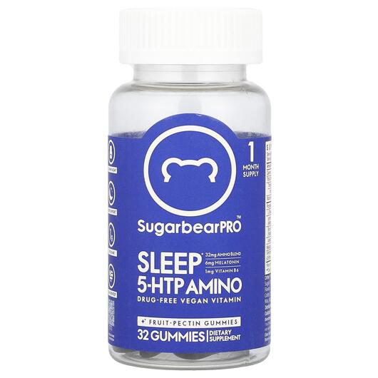 Основное фото товара 5-гидрокситриптофан, Sleep 5-HTP Amino Gummies, 32 таблеток