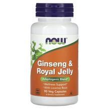 Женьшень та маточне молочко Ginseng & Royal Jelly NOW