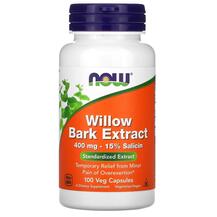 Кора Верби 400 мг Willow Bark Extract 400 mg NOW Foods