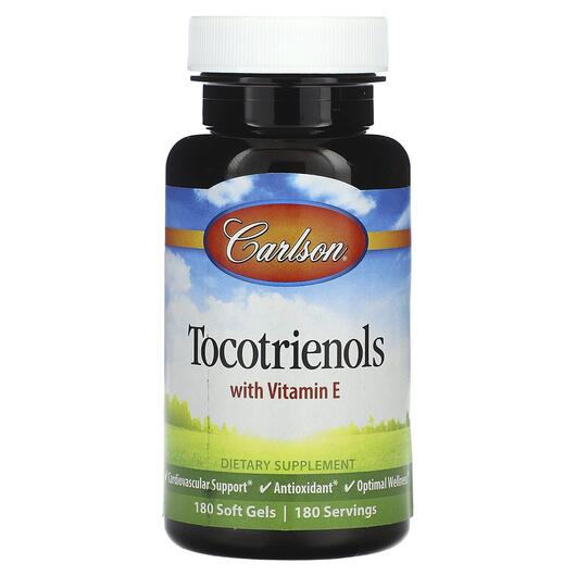 Основное фото товара Carlson, Токотриенолы, Tocotrienols with Vitamin E, 180 капсул
