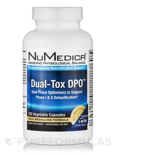 Основне фото товара Dual-Tox DPO Основне фото товара NuMedica, Dual-Tox DPO, Детокс та очищення, 120 капсул