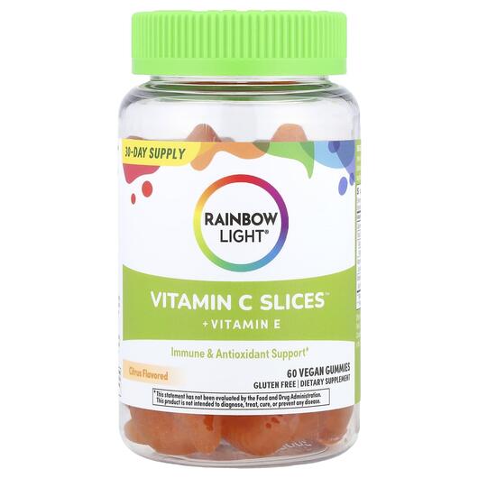 Основне фото товара Vitamin C Gummies Citrus, Вітамін C Жувальний, 60 таблеток