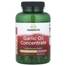 Garlic Oil Concentrate 1500 mg Экстракт Чеснока Swanson