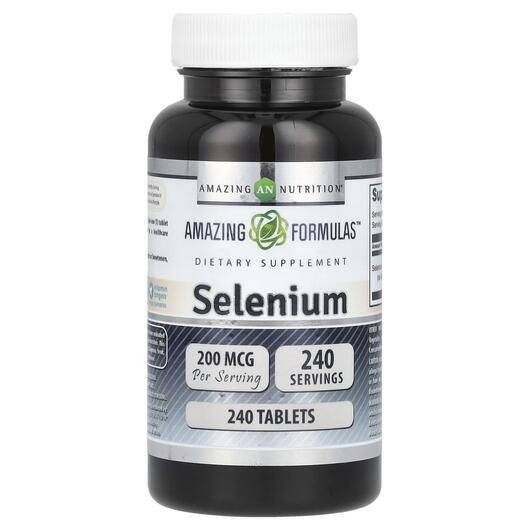 Основное фото товара Selenium 200 mcg Основное фото товара Amazing Nutrition, Селен, Selenium 200 mcg, 240 таблеток