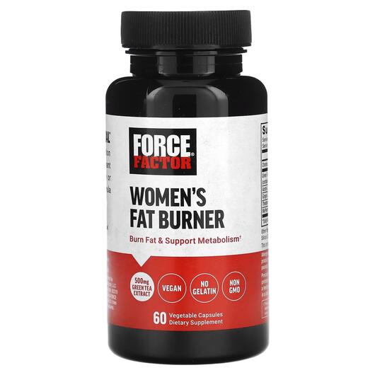 Основное фото товара Women's Fat Burner Основное фото товара Force Factor, Жиросжигатели, Women's Fat Burner, 60 капсул