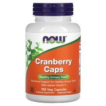 Cranberry Caps Клюква NOW Foods 100 капсул Cranberry Caps Клюква NOW Foods 100 капсул