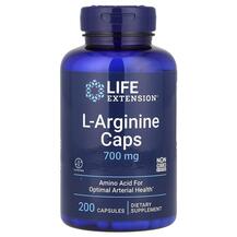 L-Arginine Caps 700 mg L-Аргинин Life Extension 200 капсул