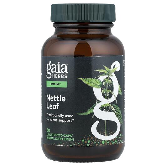 Основне фото товара Gaia Herbs, Nettle Leaf, Кропива, 60 капсул
