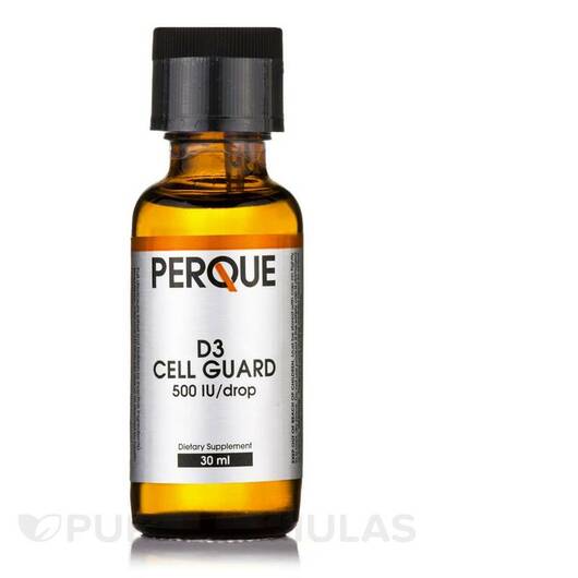 Основне фото товара D3 Cell Guard Основне фото товара Perque, D3 Cell Guard, Вітамін D3, 30 мл