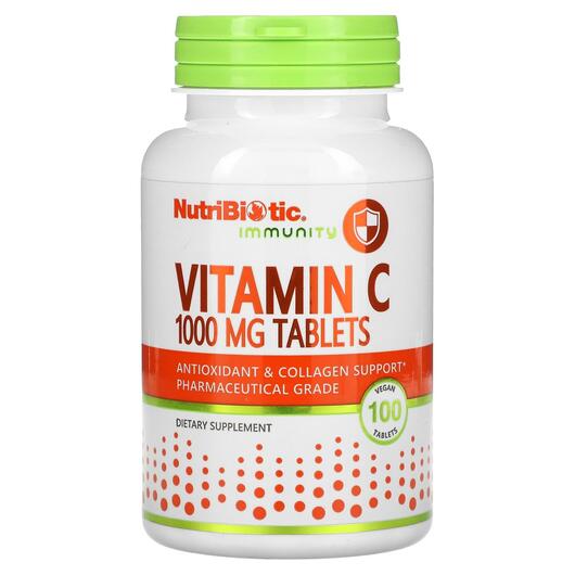Основное фото товара Immunity Vitamin C 1000 mg Основное фото товара NutriBiotic, Витамин C, Immunity Vitamin C 1000 mg, 100 таблеток