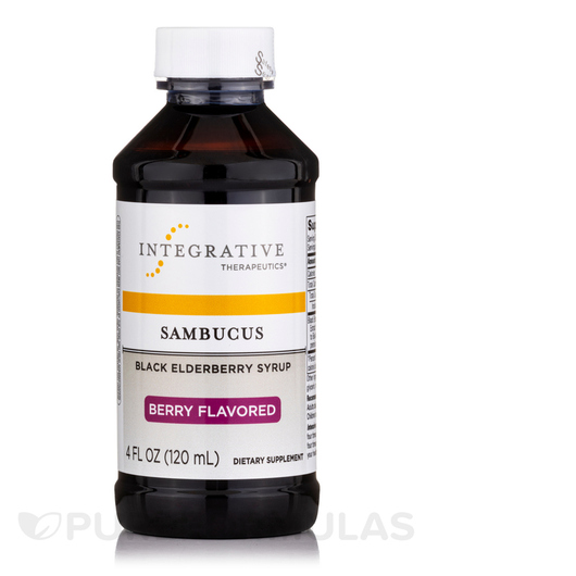 Основне фото товара Sambucus Black Elderberry Syrup Berry, Чорна Бузина, 120 мл