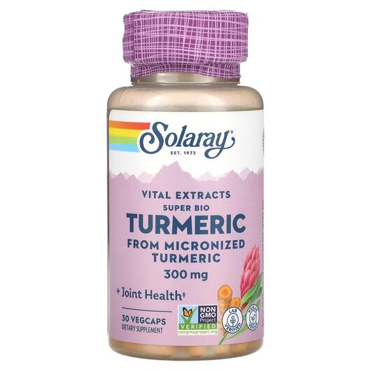 Основне фото товара Vital Extracts Super Bio Turmeric 300, Екстракт кореня куркуми, 3