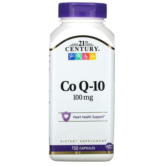 Основне фото товара 21st Century, CoQ10 100 mg, Коензим Q-10 100 мг, 150 капсул