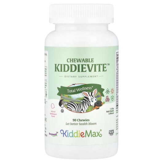 Основное фото товара KiddieMax Chewable Kiddievite Natural Bubblegum, Витамины для дет