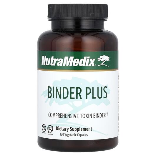 Основне фото товара Binder Plus Основне фото товара NutraMedix, Binder Plus, Детокс та очищення, 120 капсул