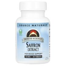 Serene Science Saffron Extract 15 mg Шафран Source