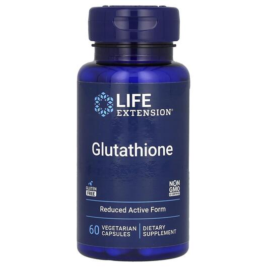 Основное фото товара Glutathione Основное фото товара Life Extension, L-Глутатион, Glutathione, 60 капсул