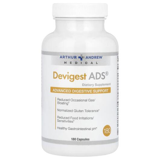 Основное фото товара Devigest ADS Advanced Digestive Support 400 mg Основное фото товара Ферменты, Devigest ADS Advanced Digestive Support 400 mg, 180 кап