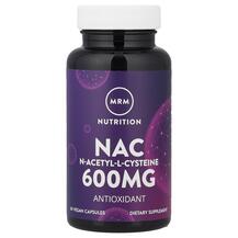 Nac N-Acetyl-L-Cysteine 600 mg N-ацетилцистеин MRM