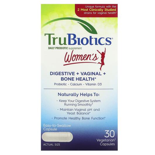 Основное фото товара Ферменты, Women's Digestive + Vaginal + Bone Health, 30 капс