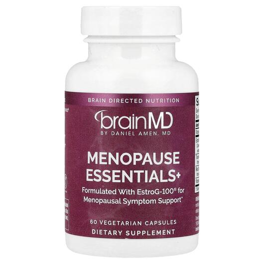Основное фото товара Menopause Essentials+ Основное фото товара BrainMD, Поддержка менопаузы, Menopause Essentials+, 60 капсул
