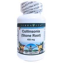 Коллінзонія Collinsonia Stone Root 450 mg TerraVita