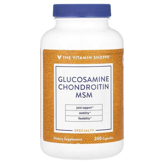 Основное фото товара Glucosamine Chondroitin MSM Основное фото товара Глюкозамин Хондроитин, Glucosamine Chondroitin MSM, 240 капсул