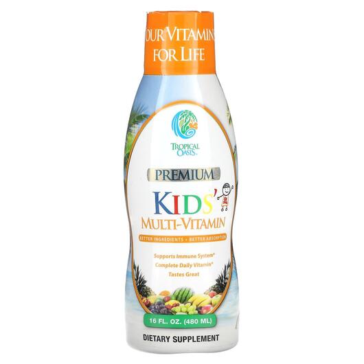 Основное фото товара Tropical Oasis, Мультивитамины, Premium Kids' Multi-Vitamin,