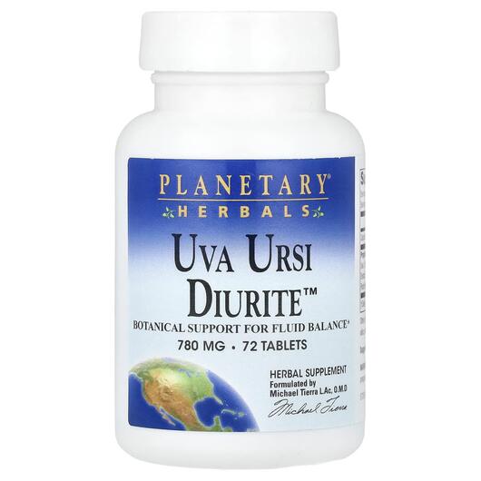 Основное фото товара Uva Ursi Diurite Основное фото товара Planetary Herbals, Ува Урси, Uva Ursi Diurite, 72 таблеток