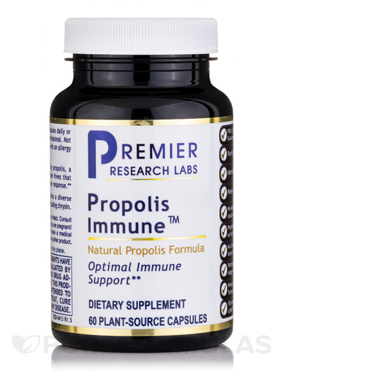 Основне фото товара Premier Research Labs, Propolis Immune, Підтримка імунітету, 60 к