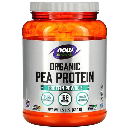 Основное фото товара NOW Foods, Гороховый Протеин без вкуса, Pea Protein Unflavored, 6