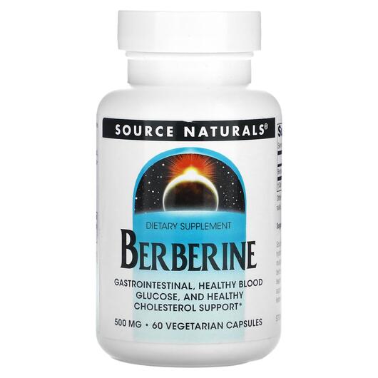 Основное фото товара Berberine 500 mg Основное фото товара Source Naturals, Берберин, Berberine 500 mg, 60 капсул