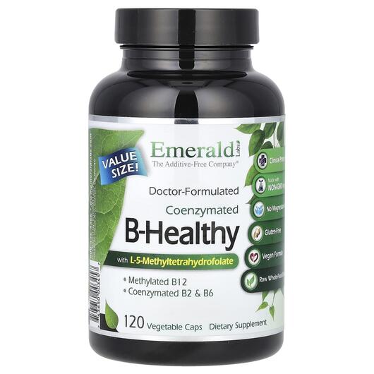 Основное фото товара Emerald, Коэнзим CoQ10, Coenzymated B-Healthy, 120 капсул