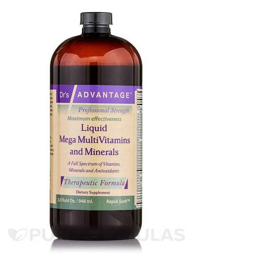 Основне фото товара Liquid Mega MultiVitamins & Minerals Основне фото товара Liquid Mega MultiVitamins & Minerals, Мультивітаміни, 948 мл