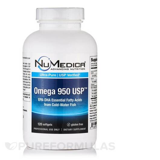 Основное фото товара Omega 950 Основное фото товара NuMedica, Омега 3, Omega 950, 120 капсул