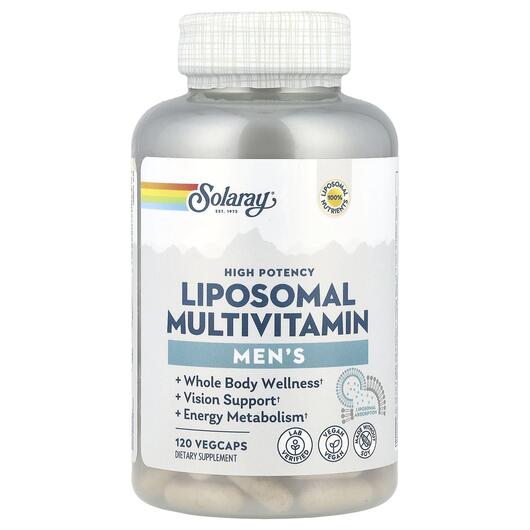 Основное фото товара Solaray, Мультивитамины для мужчин, Men's Liposomal Multi, 1