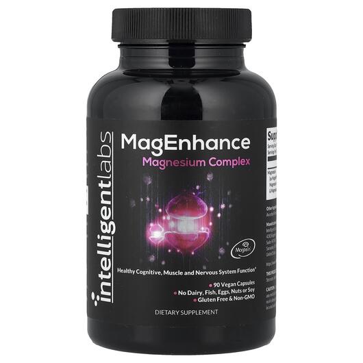 Основное фото товара Intelligent Labs, Магний, MagEnhance Magnesium Complex, 90 капсул