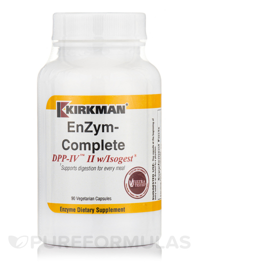 Основне фото товара EnZym-Complete/DPP-IV II with Isogest Основне фото товара EnZym-Complete/DPP-IV II with Isogest, Ферменти з DPP4, 90 капсул