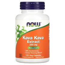 Kava Kava 250 mg Кава Кава Экстракт 250 мг NOW Foods Kava Kava 250 mg Кава Кава Экстракт 250 мг NOW Foods