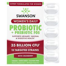 Women's Daily Probiotic + Prebiotic FOS With Cranberry