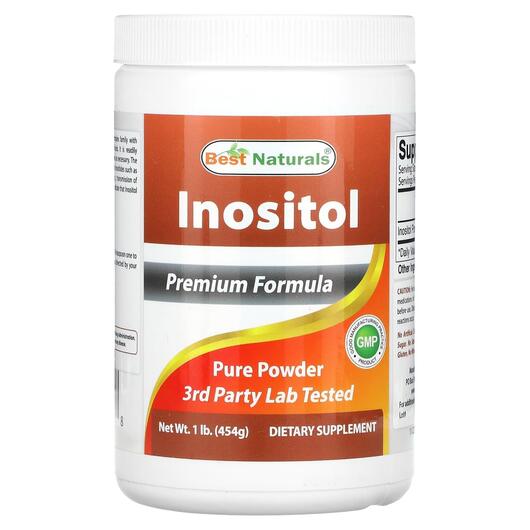Основное фото товара Best Naturals, Витамин B8 Инозитол, Inositol, 454 г