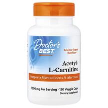 Acetyl-L-Carnitine Ацетил-L-Карнитин 500 мг Doctor's Best Acetyl-L-Carnitine Ацетил-L-Карнитин 500 мг Doctor's Best