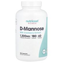 Women D-Mannose with Cranberry Extract Д-манноза Nutricost Women D-Mannose with Cranberry Extract Д-манноза Nutricost