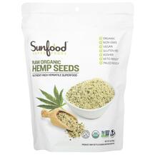 Raw Organic Shelled Hemp Seeds Конопляный протеин Sunfood
