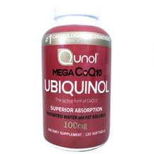 Mega Ubiquinol Мега Убихинол Qunol 120 капсул Mega Ubiquinol Мега Убихинол Qunol 120 капсул