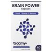 Фото товару Troomy Nootropics, Brain Power 60 Capsules, Підтримка мозку, 36 г