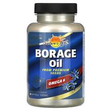 Олія Бурачника Borage Oil 1000 mg Natures Life 60 капсул