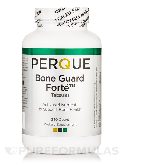 Основное фото товара Bone Guard Forte Основное фото товара Perque, Укрепление костей, Bone Guard Forte, 240 таблеток