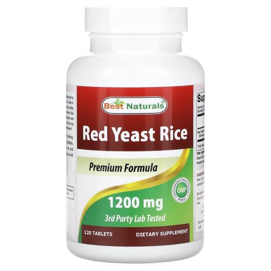 Основное фото товара Red Yeast Rice 1200 mg Основное фото товара Красный дрожжевой рис, Red Yeast Rice 1200 mg, 120 таблеток