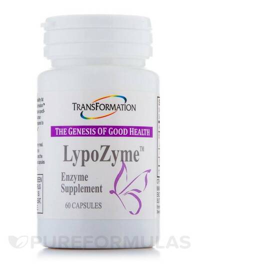 Основне фото товара LypoZyme Основне фото товара Transformation Enzymes, LypoZyme, Ферменти, 60 капсул